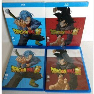 Dragon Ball Super Part 4 & Part 5 Blu-ray Sets w/ Slip Covers Eps. 40-65 Anime Z